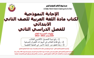 حل كتاب اللغة العربية للصف الثاني الفصل الثاني